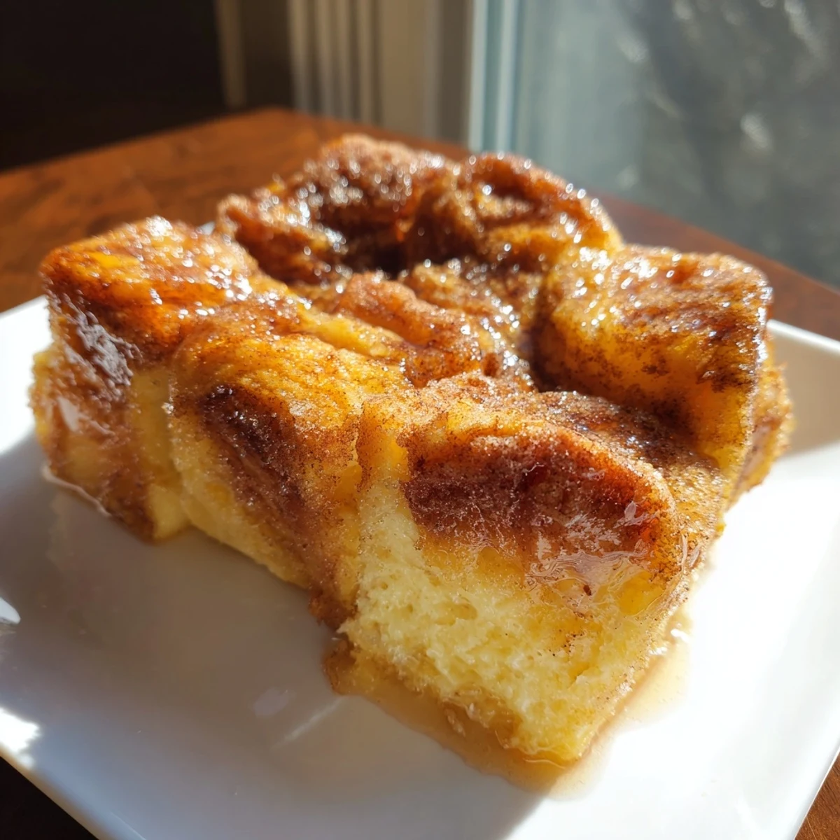 Cinnamon Sugar Brioche Pudding
