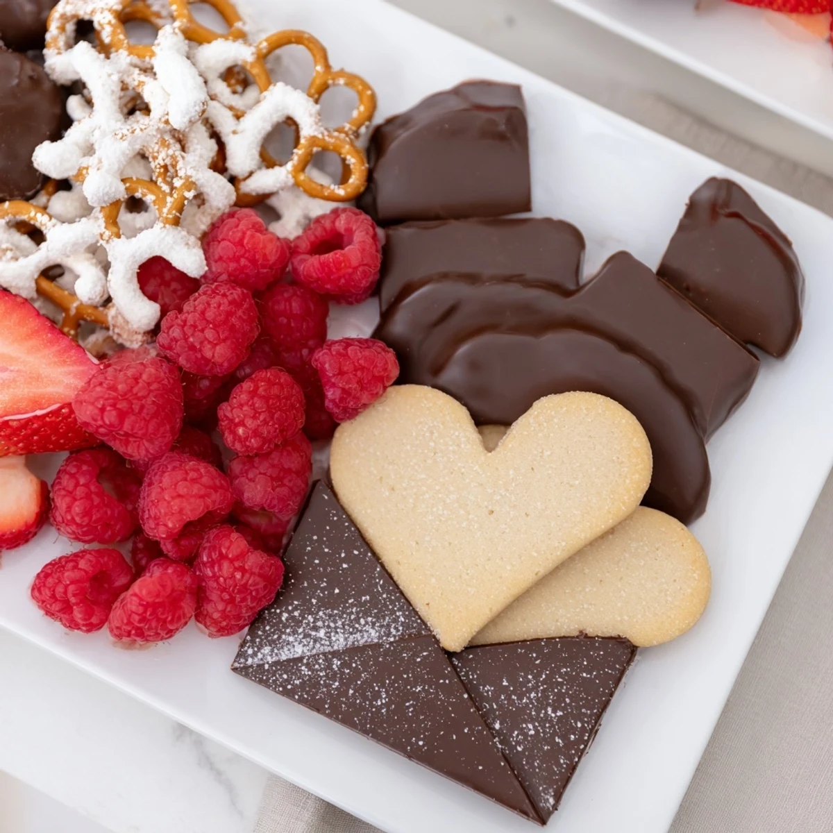 Imagine this: a visually stunning Love Letter Dessert Board brimming with romantic sweets ready to enjoy.