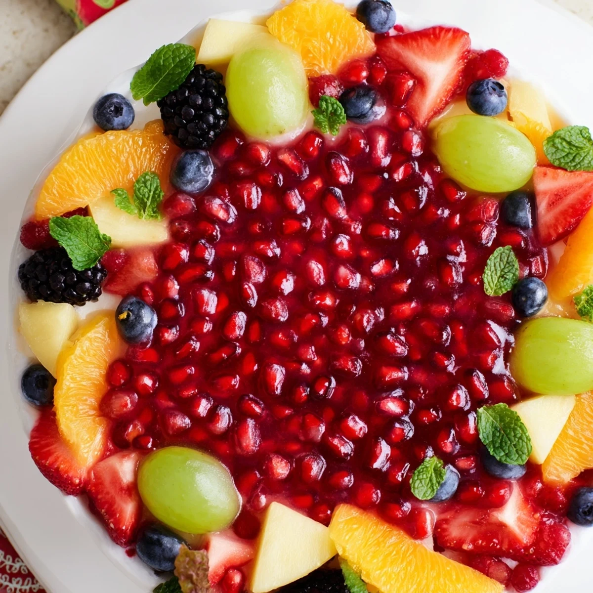 Pomegranate Starburst Platter