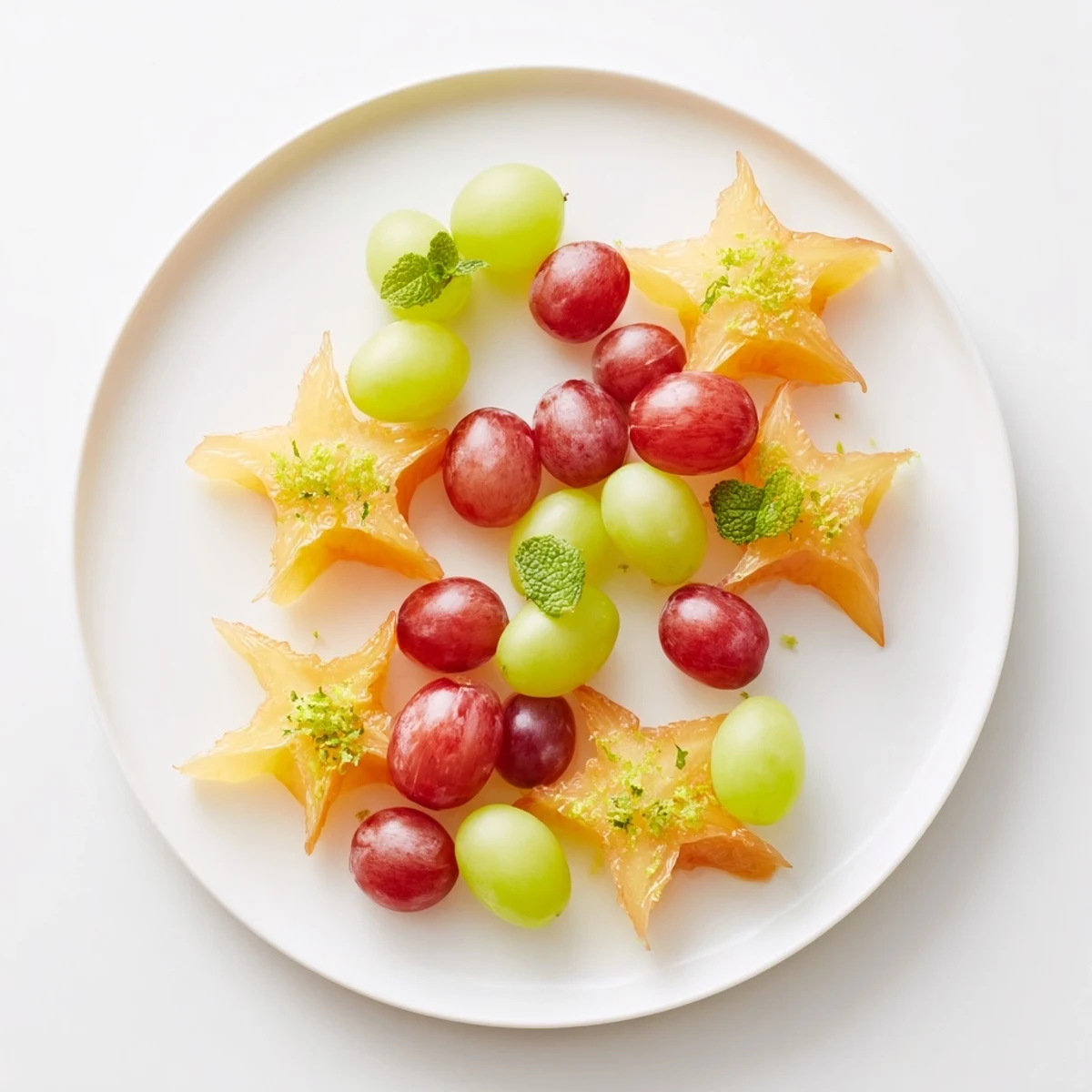 Starfruit Grapes Brunch Garnish