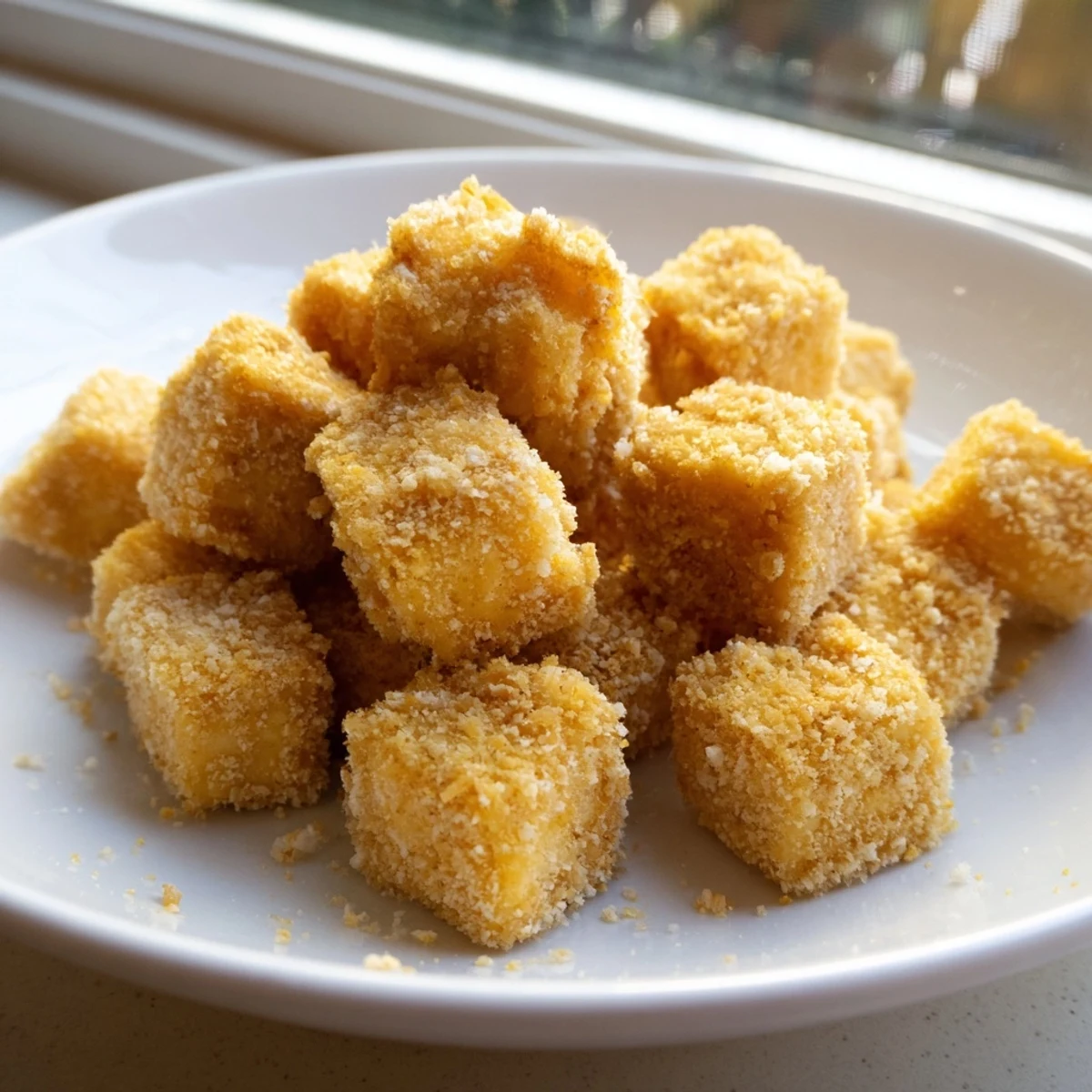 Crispy Tofu Nuggets Golden Crunchy