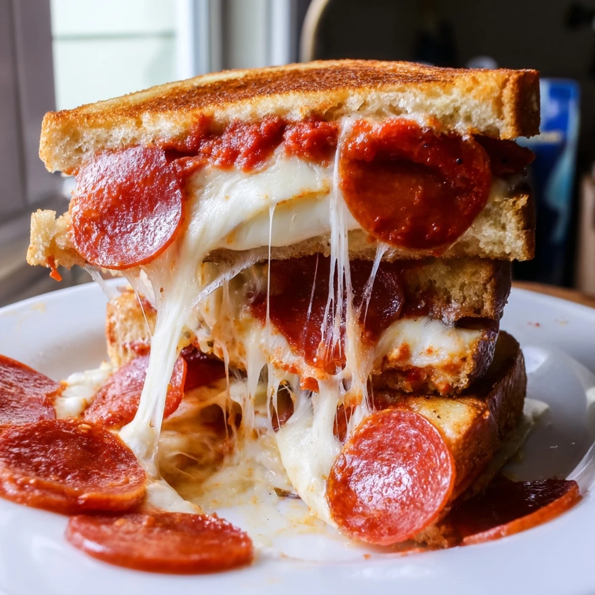 Pizza Grilled Cheese Sandwich