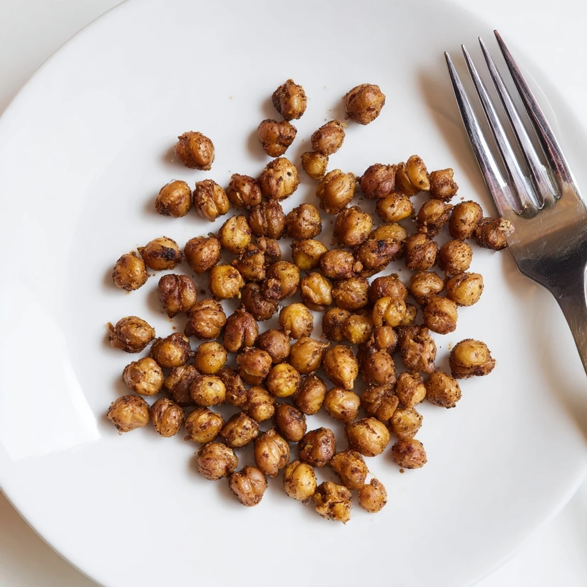 Fresh from the oven, these roasted chickpeas are golden-brown and tossed with aromatic spice blends.