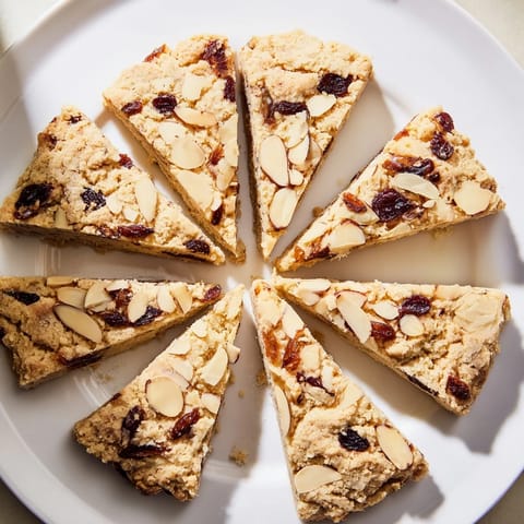 Cherry Almond Shortbread Wedges
