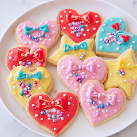 Pretty Bows Heart Star