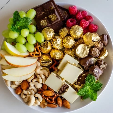 New Years Gold Foil Chocolate Board