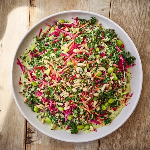 Crunchy Cabbage Edamame Salad