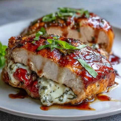 Caprese Stuffed Chicken Breast