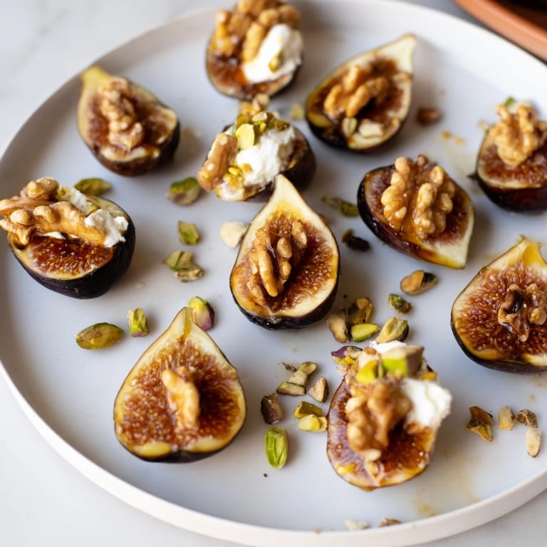 This festive Fig and Walnut Star Board shows a delicious spread ready for your next gathering with fresh fruit.