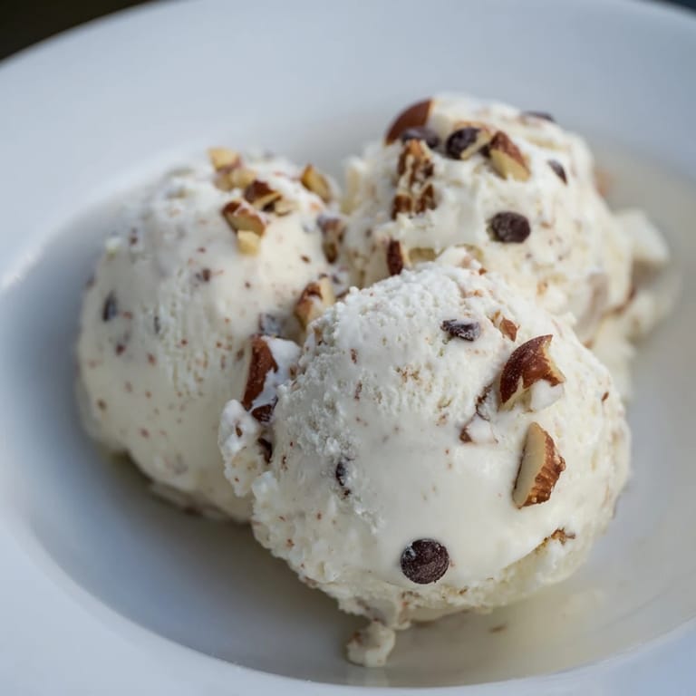 Homemade Cottage Cheese Ice Cream, a delicious, easy dessert perfect for hot days.