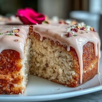 Elegant Bridal Shower Rosé Velvet Cake adorned with sparkling gold drip.